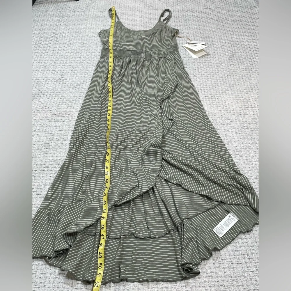 NWT’s Carve Designs Moss Bayside Striped Strappy Faux Wrap Dress, Size S/M - Picture 16 of 16